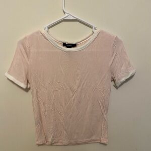 Forever 21 Light Pink Short Sleeve Tee
